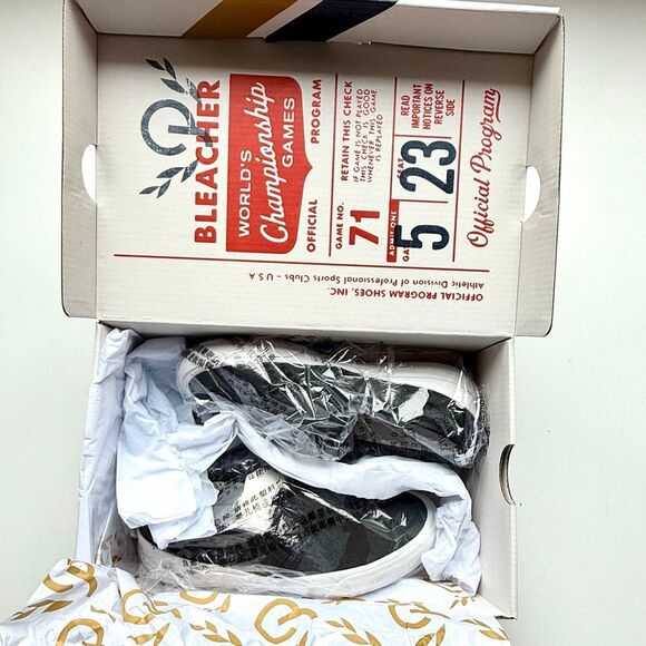 NWT Official Program big boy’s canvas slip on sneakers in camo/black/white Size - Picture 12 of 13